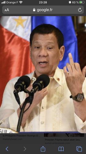 Portrait de Rodrigo Duterte