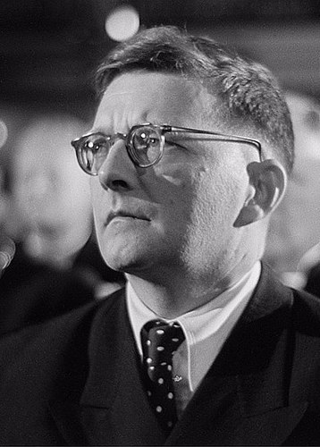 Portrait de Dmitri Chostakovitch