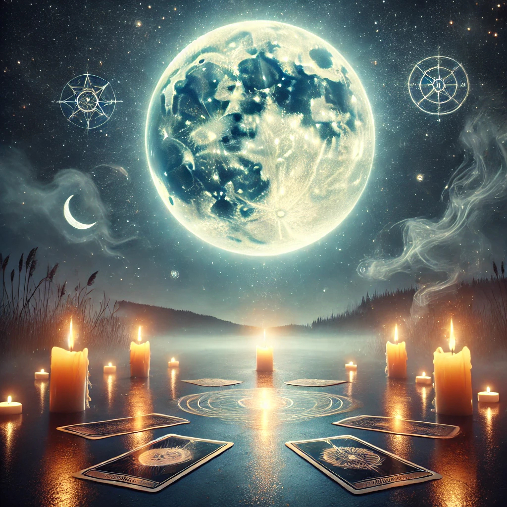 Illustration de Les présages au Clair de Lune