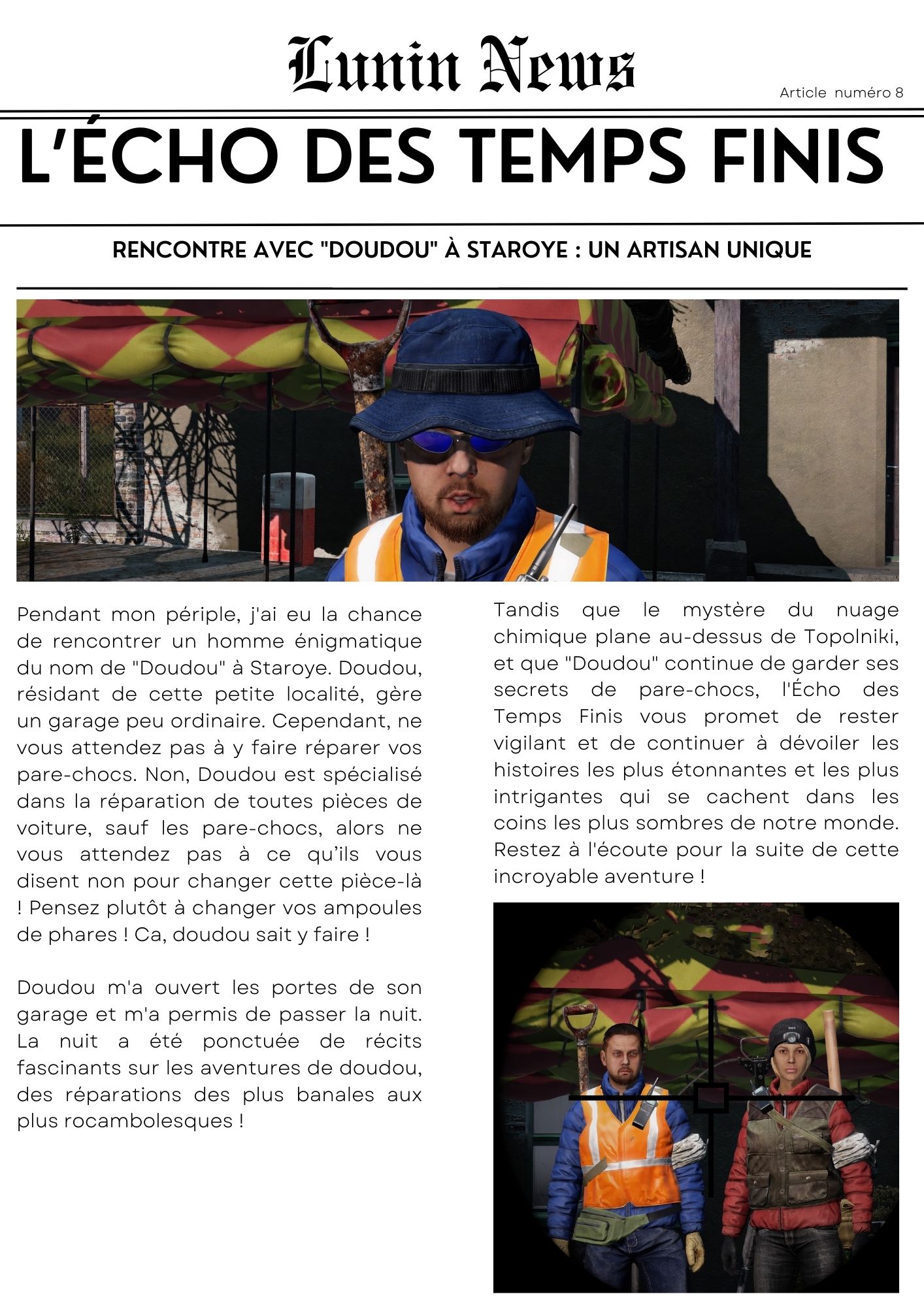 Illustration de Article 8 - Rencontre avec "Doudou" à Staroye : Un Artisan Unique